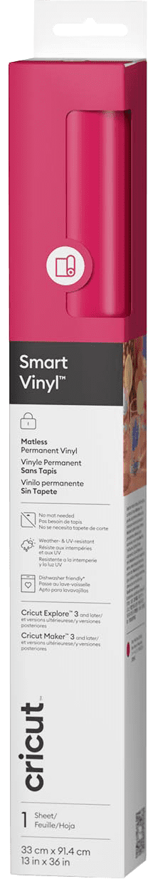 Cricut Smart Vinyl Permanent Party Pink 33x91cm