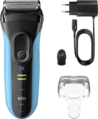 Braun Series 3+ 3040S Blau
