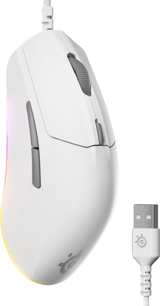 SteelSeries Rival 3 Gen 2 Gaming Mouse White
