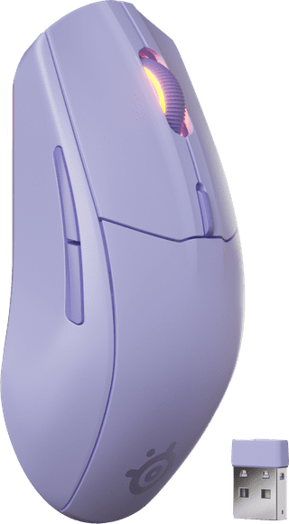 SteelSeries Rival 3 Gen 2 Wireless Gaming Mouse Lavender