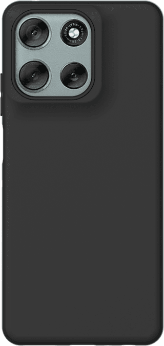 Just in Case Soft Design Motorola Moto G56 Back Cover Black
