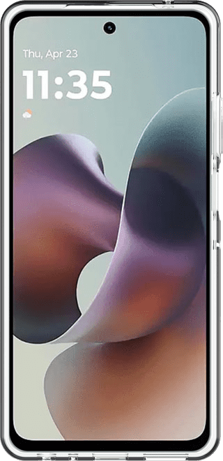 Just in Case Soft Design Motorola Moto G56 Back Cover Transparent