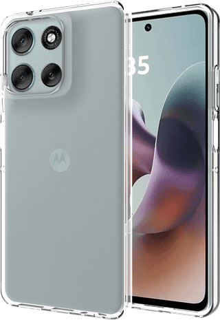 Just in Case Soft Design Motorola Moto G56 Back Cover Transparent