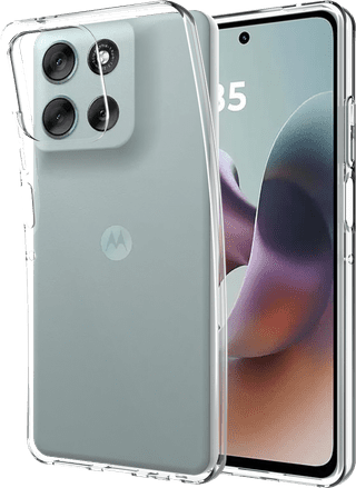 Just in Case Soft Design Motorola Moto G56 Back Cover Transparent