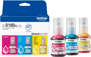 Brother BT-D180 Ink Bottle Combo Pack Color