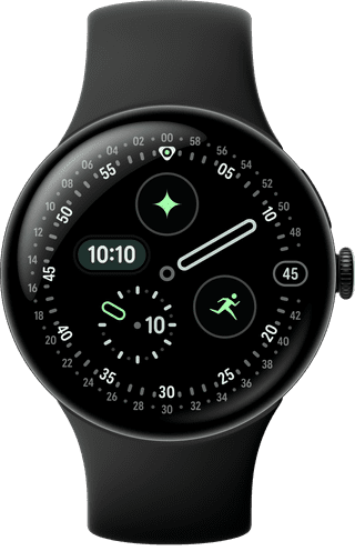 Google Pixel Watch 4 Schwarz 45 mm