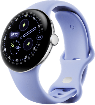 Google Pixel Watch 4 Silber/Lila 41 mm