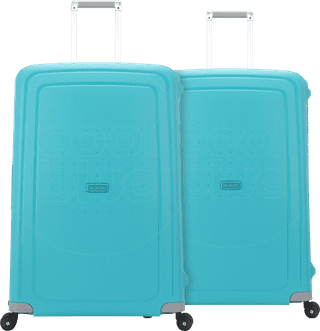 Samsonite S'Cure Spinner 81 cm Doppelpack Aqua Blue