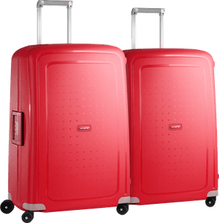 Samsonite S'Cure Spinner 75 cm Doppelpack Crimson Red