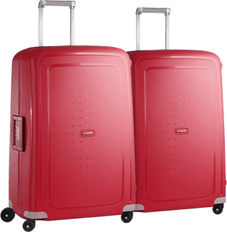 Samsonite S'Cure Spinner 69 cm Doppelpack Crimson Red
