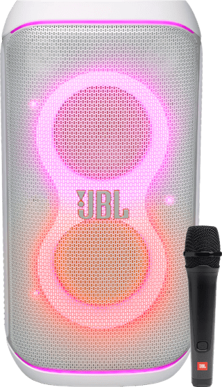 JBL PartyBox Club 120 White + Wired Microphone