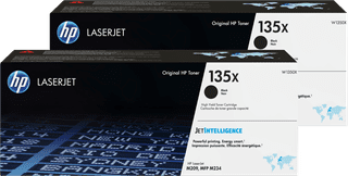 HP 135X LaserJet Toner Cartridge Black (2 units)