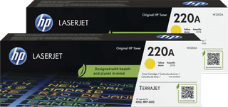 HP 220A LaserJet Toner Cartridge Yellow (2 units)