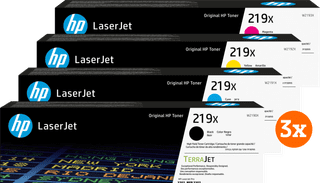 HP 219 LaserJet Toner Multipack (3 Stück)