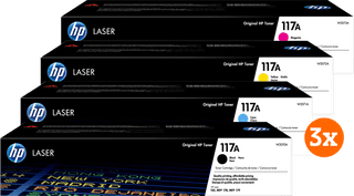 HP 117A Toner Multipack (3 Stück)
