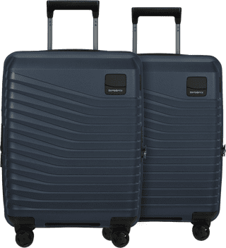 Samsonite Intuo Expandable Spinner 55 cm Doppelpack Blue Nights