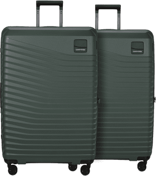 Samsonite Intuo Expandable Spinner 81cm Duo Pack Olive Green