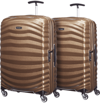 Samsonite Lite-Shock Spinner 69 cm Doppelpack Sand