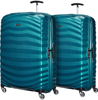 Samsonite Lite-Shock Spinner 81 cm Doppelpack Petrol Blue
