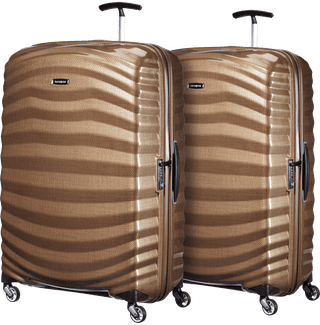 Samsonite Lite-Shock Spinner 81 cm Doppelpack Sand