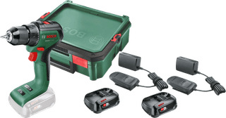 Bosch UniversalDrill 18V-60 2.5Ah Battery (2x) SystemBox S Starter Kit