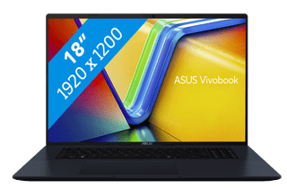ASUS Vivobook 18 M1807HA-S8132W - 18 inches - AMD Ryzen 7 - 16GB RAM/1TB SSD