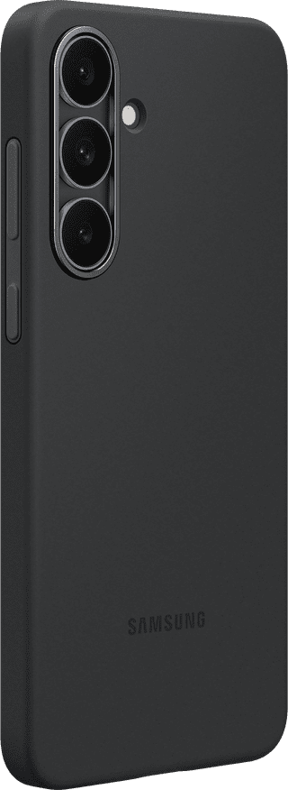 Samsung Galaxy S25 FE Backcover aus Silikon Schwarz