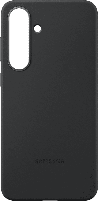 Samsung Galaxy S25 FE Backcover aus Silikon Schwarz