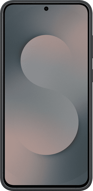 Samsung Galaxy S25 FE Backcover aus Silikon Schwarz