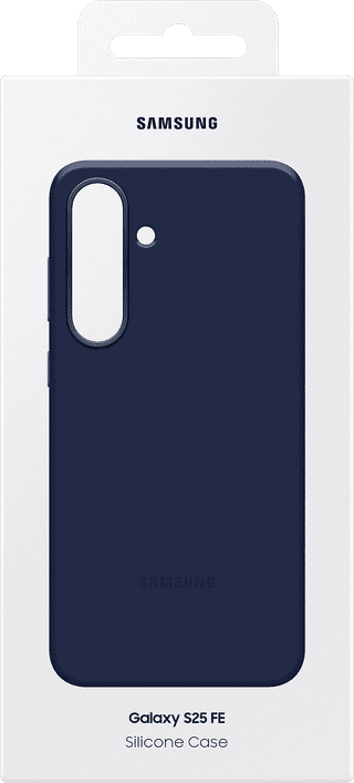 Samsung Galaxy S25 FE Backcover aus Silikon Dunkelblau