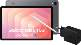 Samsung Galaxy Tab S11 11 Zoll 128GB Wi-Fi und 5G Grau Enterprise Edition + Ladeset