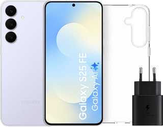 Samsung Galaxy S25 FE 128GB Hellblau 5G + Zubehörset