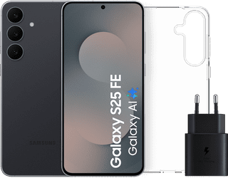 Samsung Galaxy S25 FE 128GB Schwarz 5G + Zubehörset