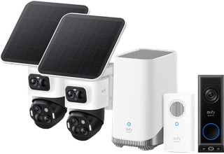 eufyCam S4 Doppelpack + HomeBase 3 + Video Doorbell E340 + Chime