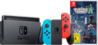 Nintendo Switch Rot/Blau + Pokémon-Legenden: Z-A