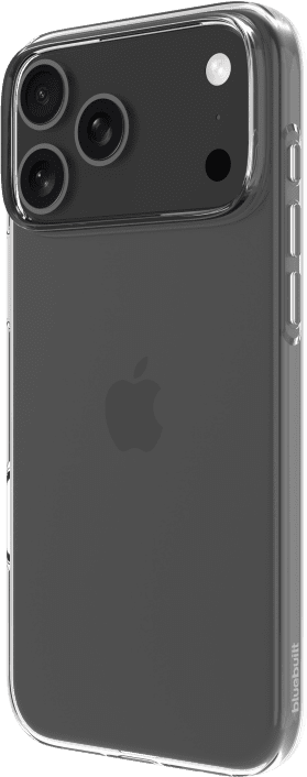 BlueBuilt Back Cover iPhone 17 Pro Max Transparent + BlueBuilt iPhone 17 Pro Max Screen Protector Glass