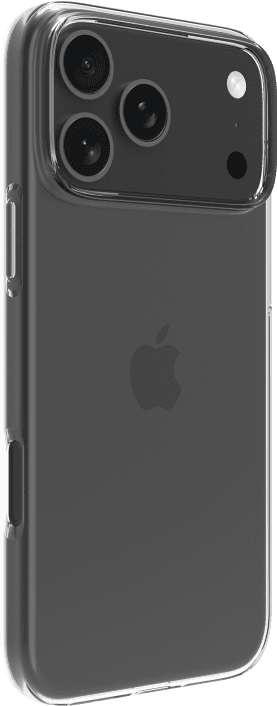 BlueBuilt Back Cover iPhone 17 Pro Max Transparent + BlueBuilt iPhone 17 Pro Max Screen Protector Glass