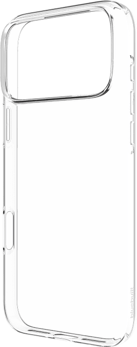 BlueBuilt Back Cover iPhone 17 Pro Max Transparent + BlueBuilt iPhone 17 Pro Max Screen Protector Glass