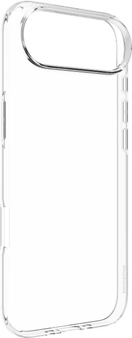BlueBuilt Backcover iPhone 17 Air Transparent + BlueBuilt iPhone 17 Air Panzerglas