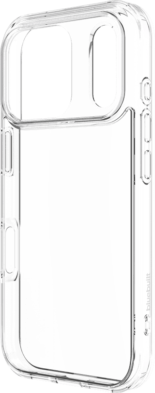BlueBuilt Protective Cover iPhone 17 Pro Transparent + Privacy Filter Screen Protector Duo Pack