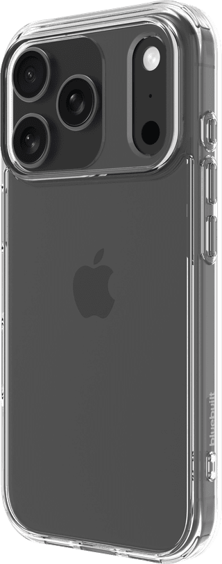 BlueBuilt Protective Cover iPhone 17 Pro Transparent + Privacy Filter Screen Protector Duo Pack