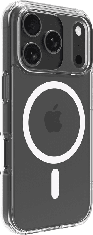 BlueBuilt Protective Back Cover with MagSafe iPhone 17 Pro Transparent + BlueBuilt iPhone 17 Pro Privacy Screen Protector Glass