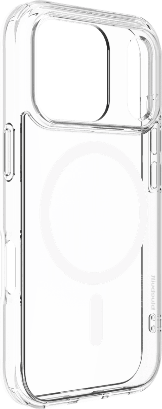 BlueBuilt Protective Back Cover with MagSafe iPhone 17 Pro Transparent + BlueBuilt iPhone 17 Pro Privacy Screen Protector Glass