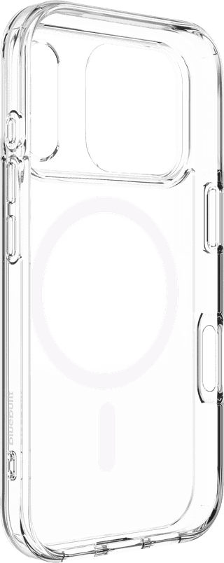 BlueBuilt Protective Back Cover with MagSafe iPhone 17 Pro Transparent + BlueBuilt iPhone 17 Pro Privacy Screen Protector Glass