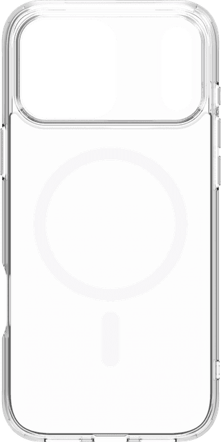 BlueBuilt Protective Back Cover with MagSafe iPhone 17 Pro Max Transparent + BlueBuilt iPhone 17 Pro Max Screen Protector Glass