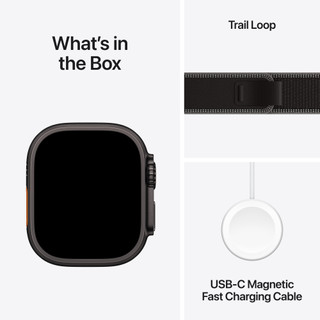 Apple Watch Ultra 3 5G 49mm Black Trail Loop S/M