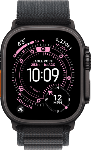 Apple Watch Ultra 3 5G 49 mm Schwarz Alpine Loop L