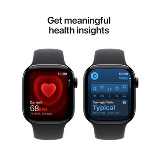 Apple Watch Series 11 42mm Black Sport Band M/L