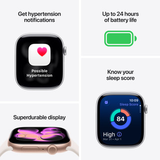Apple Watch Series 11 42mm Black Sport Band M/L