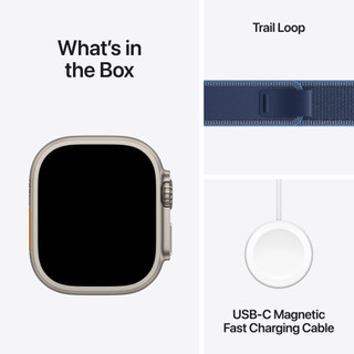 Apple Watch Ultra 3 Cellular 49mm Natural Trail Loop M/L